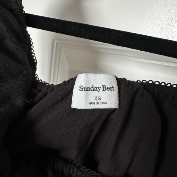 [SOLD] NWOT Aritzia Sunday Best Janis Linen Top - Picture 4 of 10